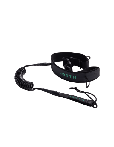 North Waist Board Leash-Black du meilleur 